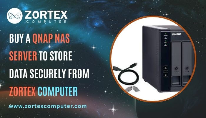 Buy a QNAP NAS Server to Store Data Securely from Zortex Computer